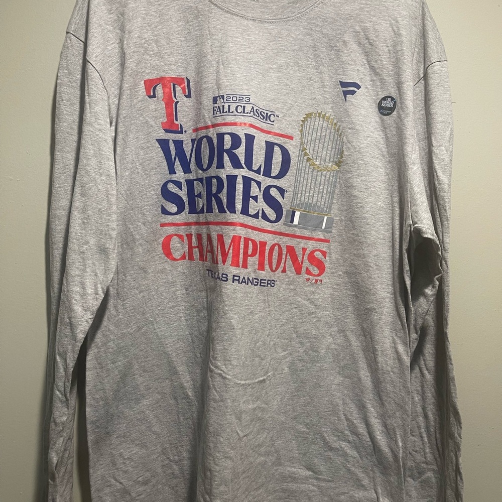 Texas Rangers World Series Champions Long Sleeve Shirt